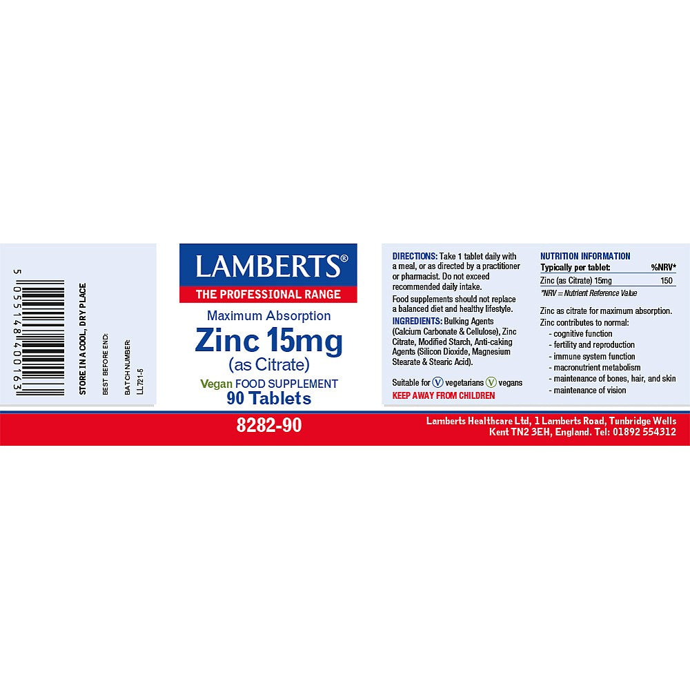 Zinc 15mg