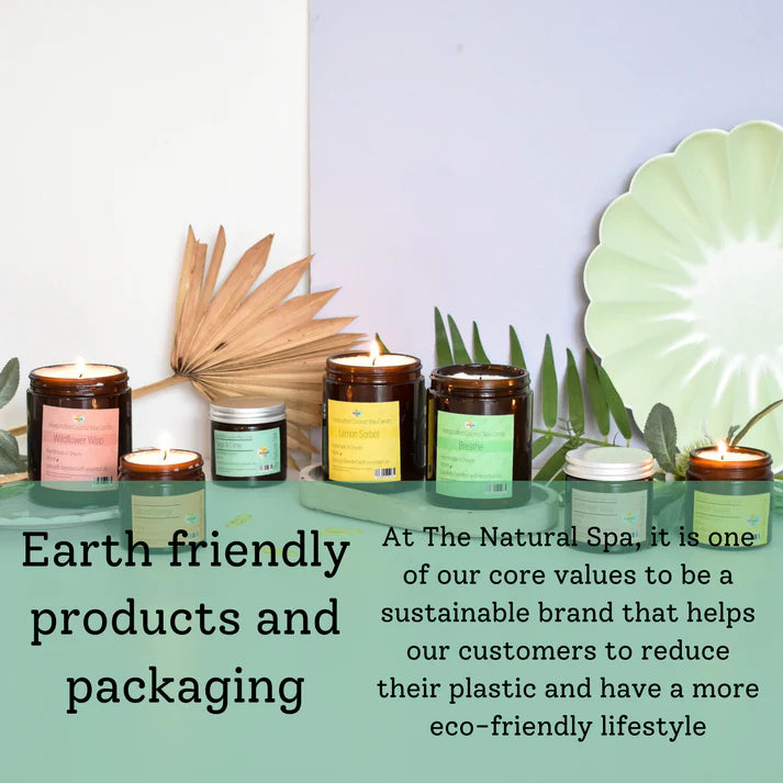 Handcrafted Coconut Wax Candle - Sage & Lime