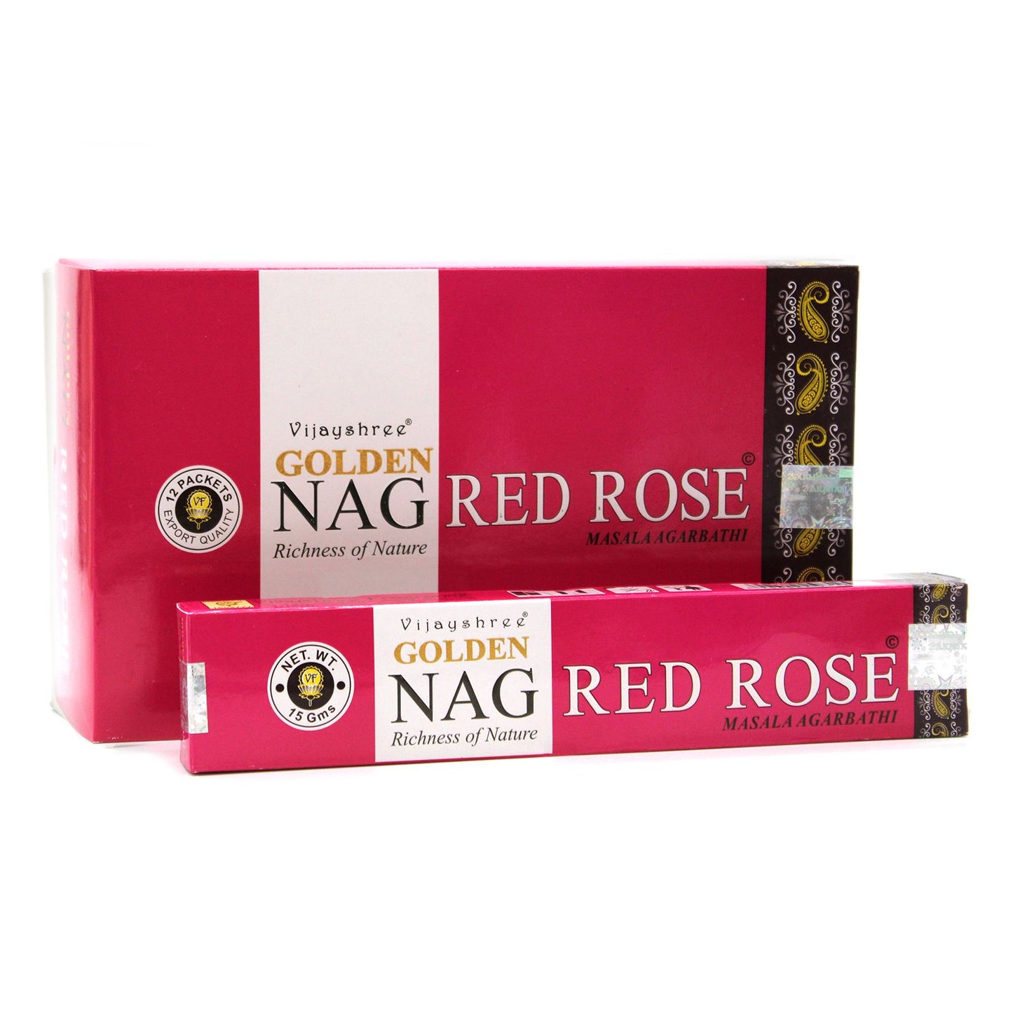 15g Golden Nag Incense Sticks - Red Rose