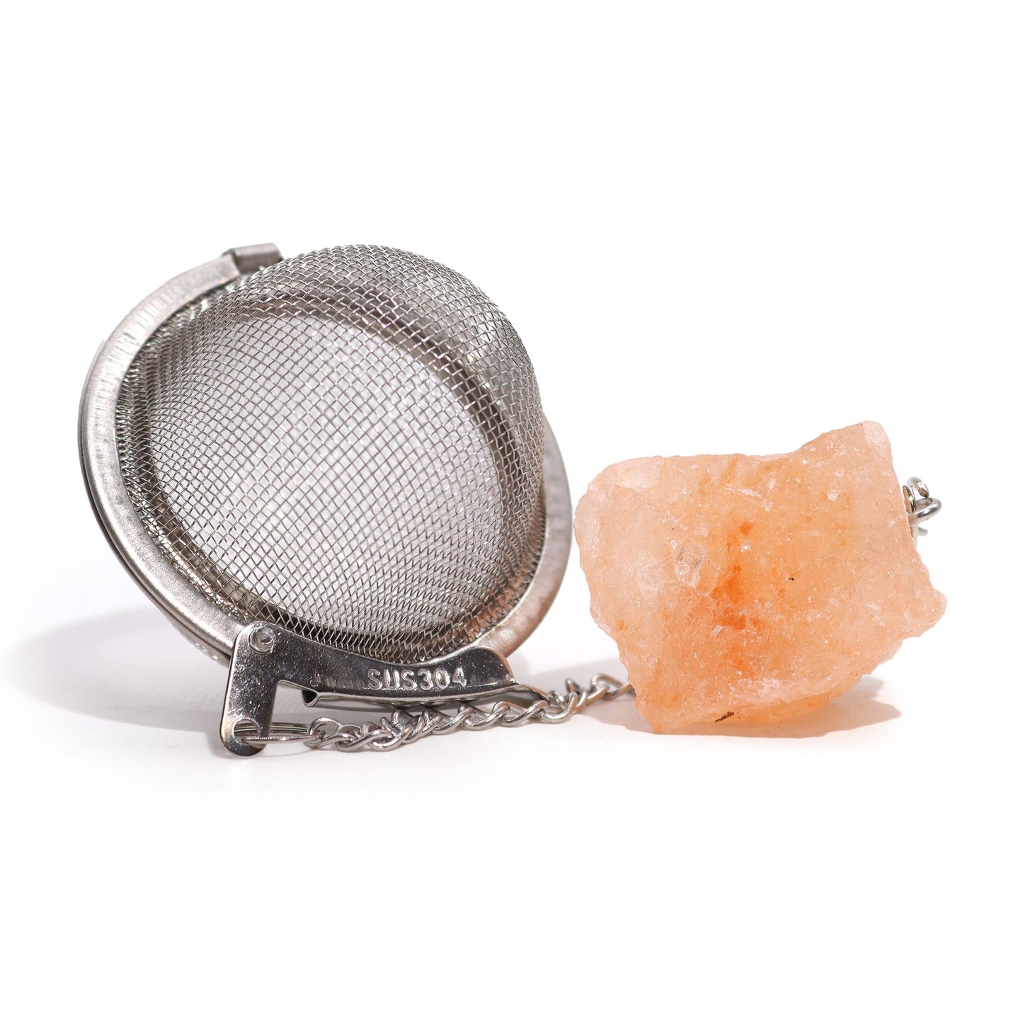 Raw Crystal Gemstone Tea Strainer - Carnelian - Passion