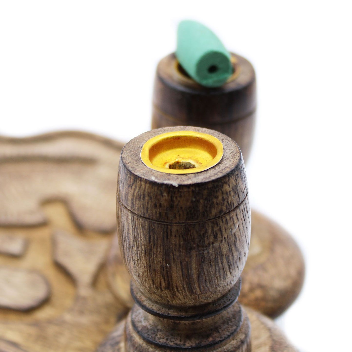 Mango Wood Backflow Burner - Ohm