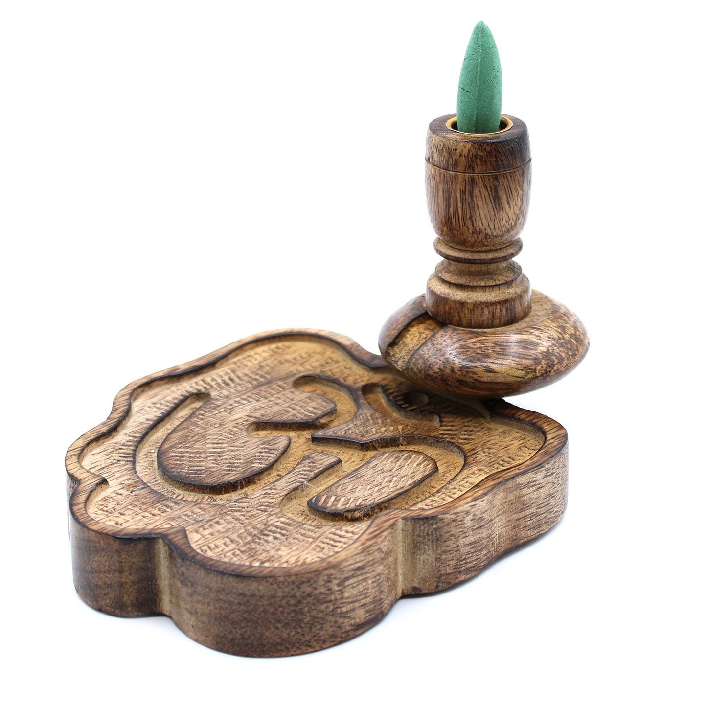 Mango Wood Backflow Burner - Ohm
