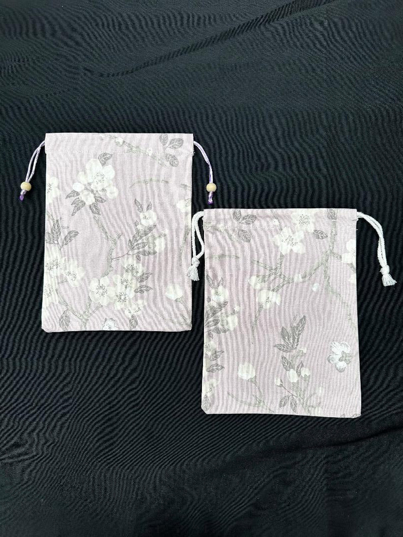 Drawstring Bag – Flowers Pink - Practical & Unique