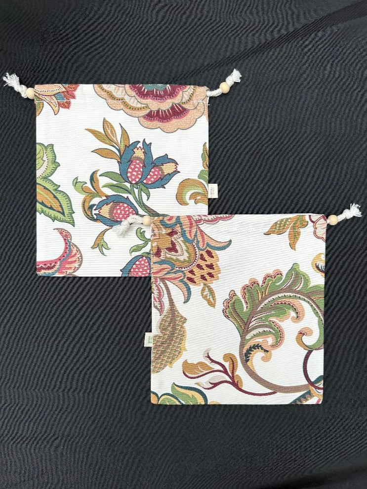 Drawstring Bag – Flowers Multicoloured - Practical & Unique