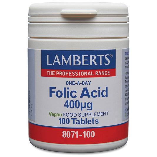 Folic Acid 400µg - 100 Tablets