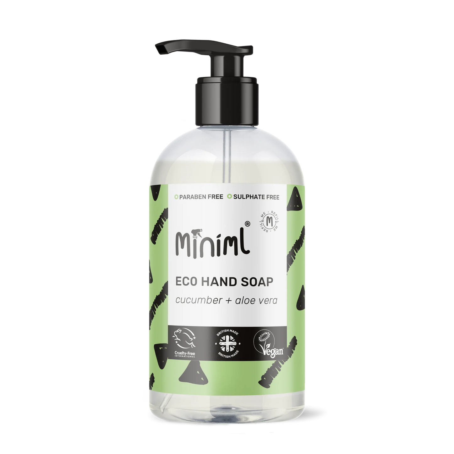 Refill - Hand Soap - Cucumber + Aloe Vera 500ml