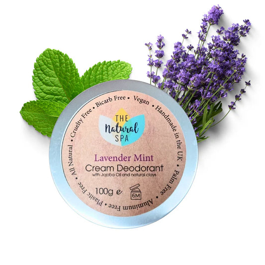 Lavender Mint Cream Deodorant - Bicarb and Aluminium free