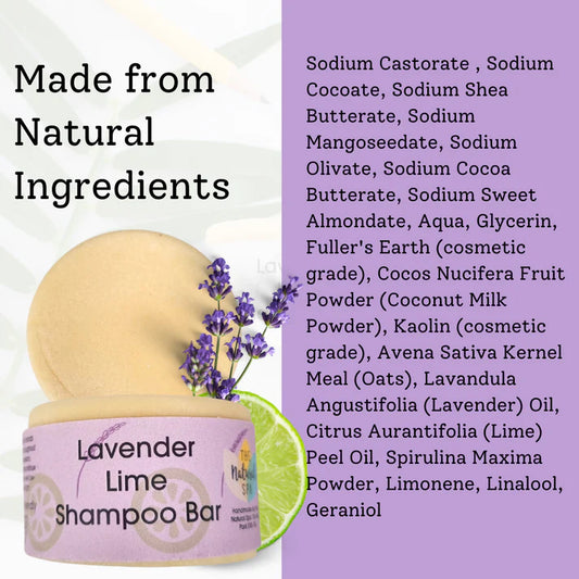 Lavender Lime Shampoo Bar