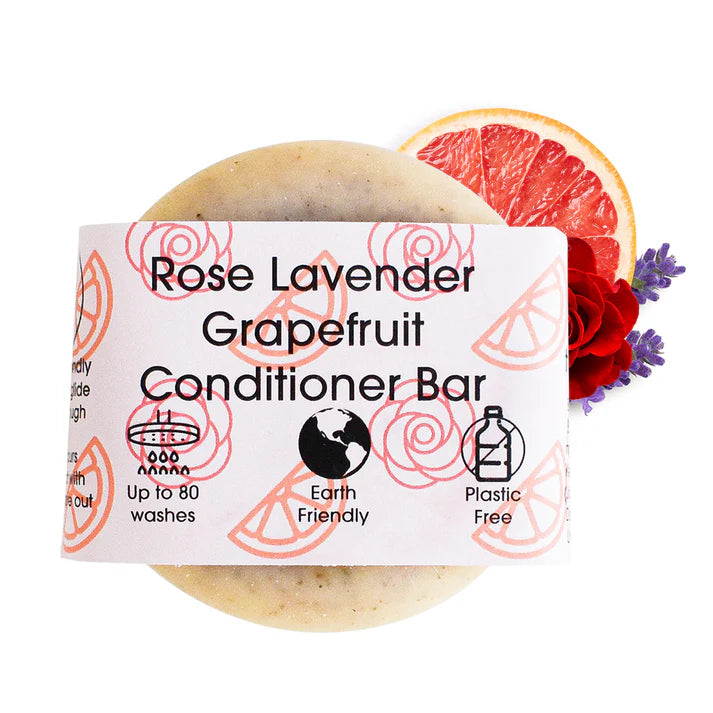 Rose, Grapefruit & Lavender Solid Conditioner Bar