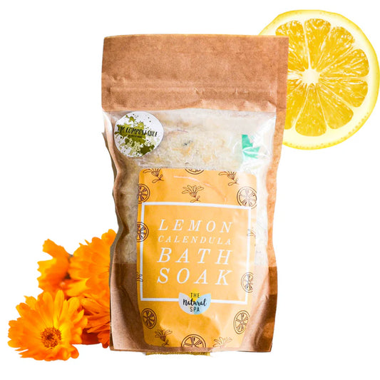 Lemon and Calendula Bath Soak 225g - Compostable Pouch