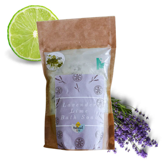 Lavender and Lime Bath Soak 225g - Compostable Pouch
