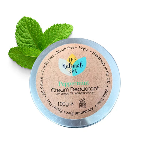 Peppermint Cream Deodorant - Bicarb and Aluminium free