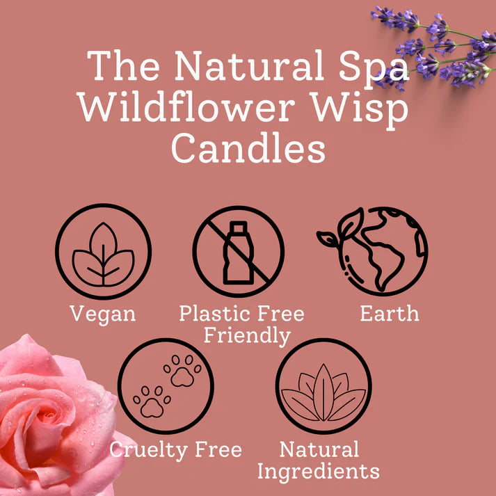 Handcrafted Coconut Wax Candle - Wildflower Wisp