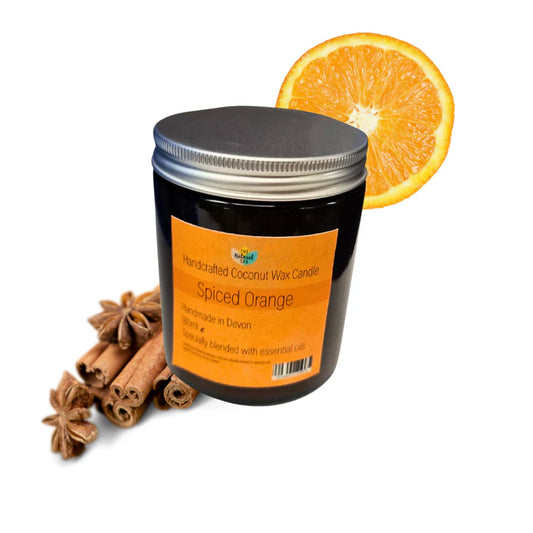 Handcrafted Coconut Wax Candle - Spiced Orange