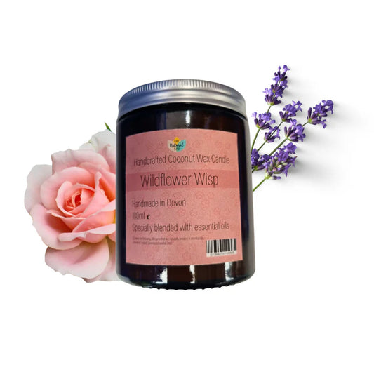Handcrafted Coconut Wax Candle - Wildflower Wisp