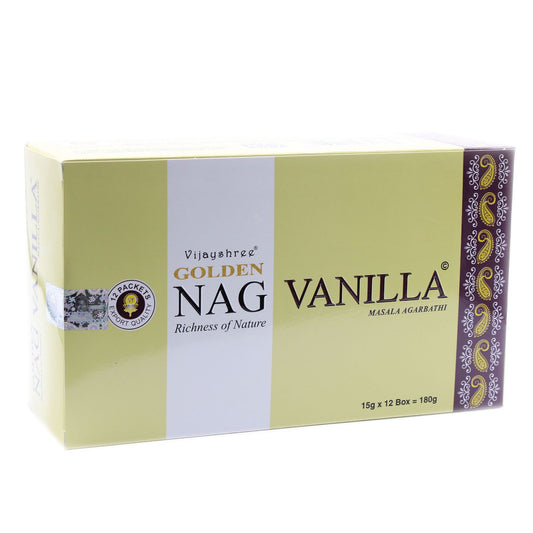 15g Golden Vanilla Incense Sticks