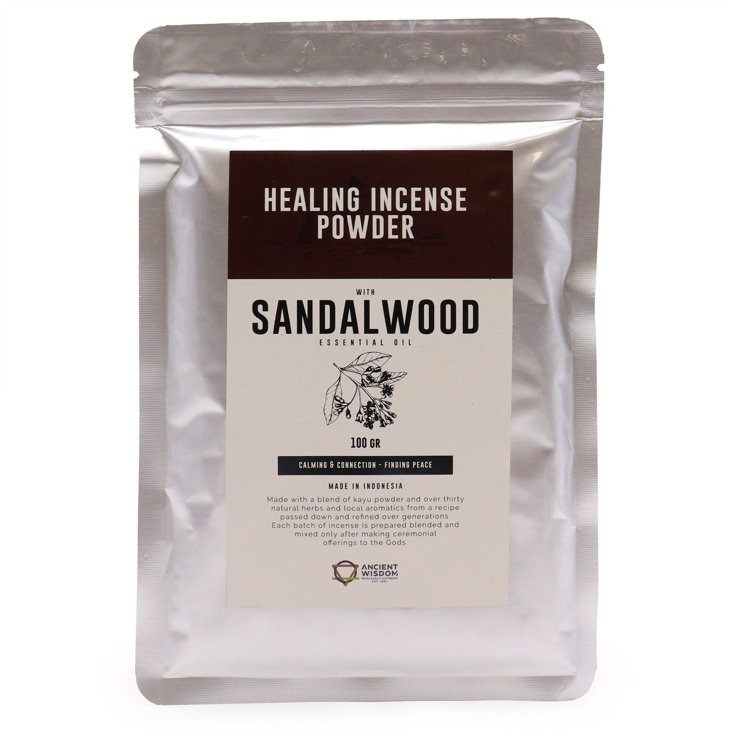 Healing Incense Powder - Sandalwood 100g