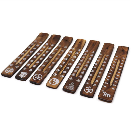 Assorted Mango Wood Ashcatcher with Burnt Finish