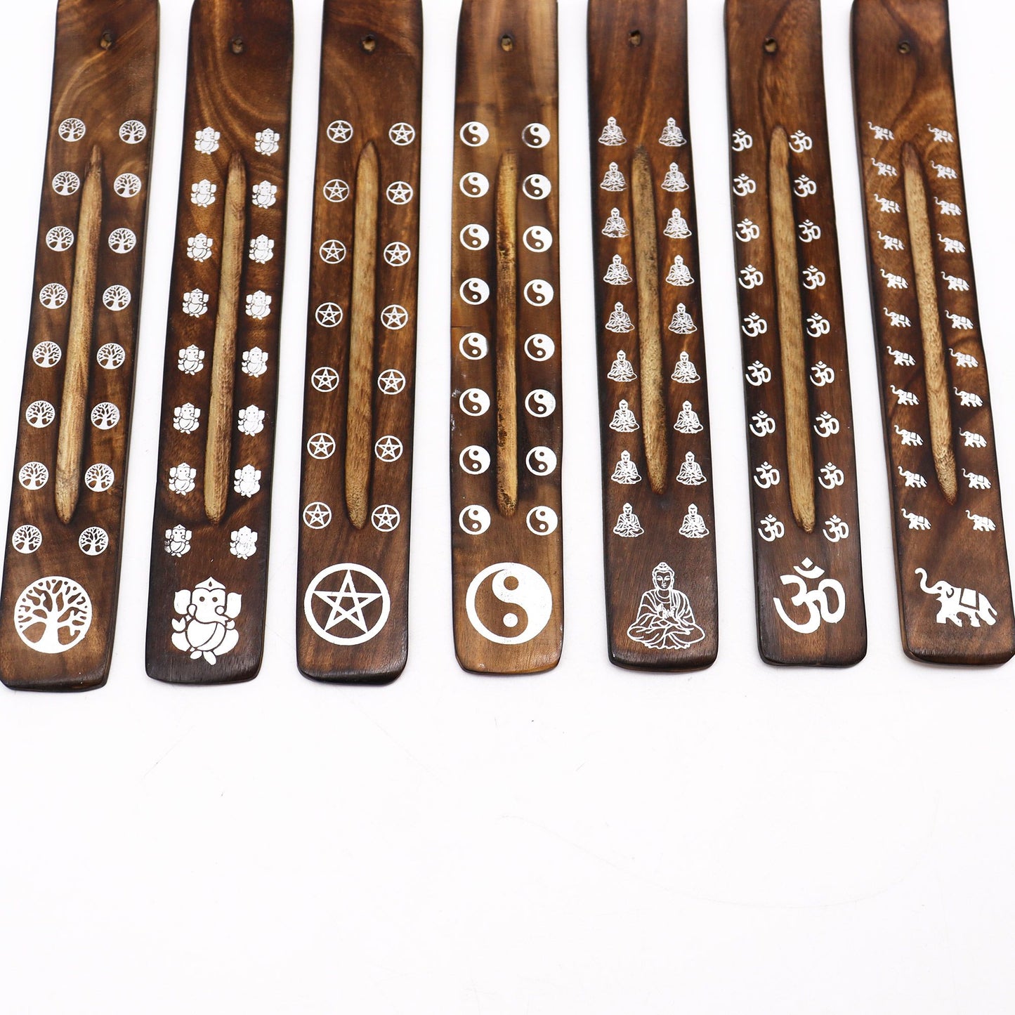 Assorted Mango Wood Ashcatcher with Burnt Finish
