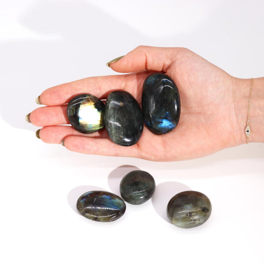 Madagascar Labradorite - Palm Stone