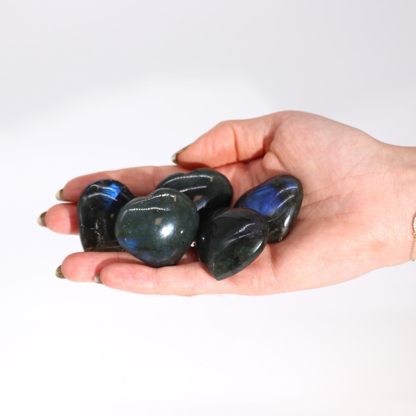 Madagascar Labradorite - Heart Stone