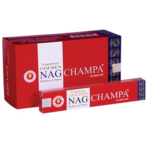 15g Golden Nag - CHAMPA Incense Sticks