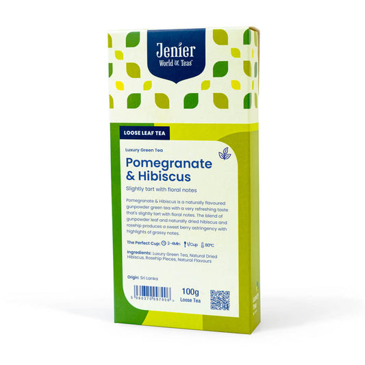 Pomegranate & Hibiscus Green Tea 100g