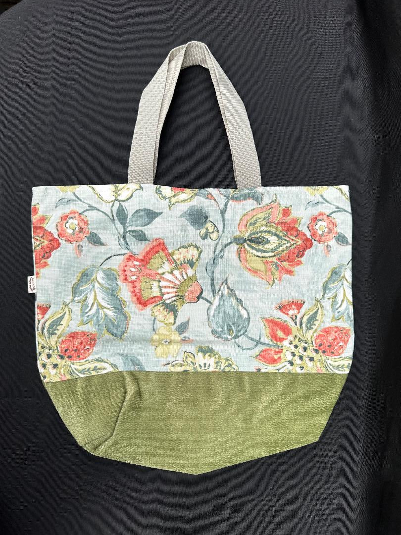 Tote Bag – Flowers Dark Blue - Basic & Classic