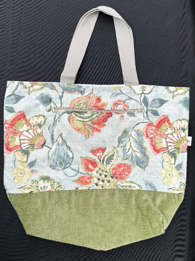Tote Bag – Flowers Dark Blue - Basic & Classic
