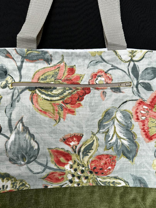 Tote Bag – Flowers Dark Blue - Basic & Classic
