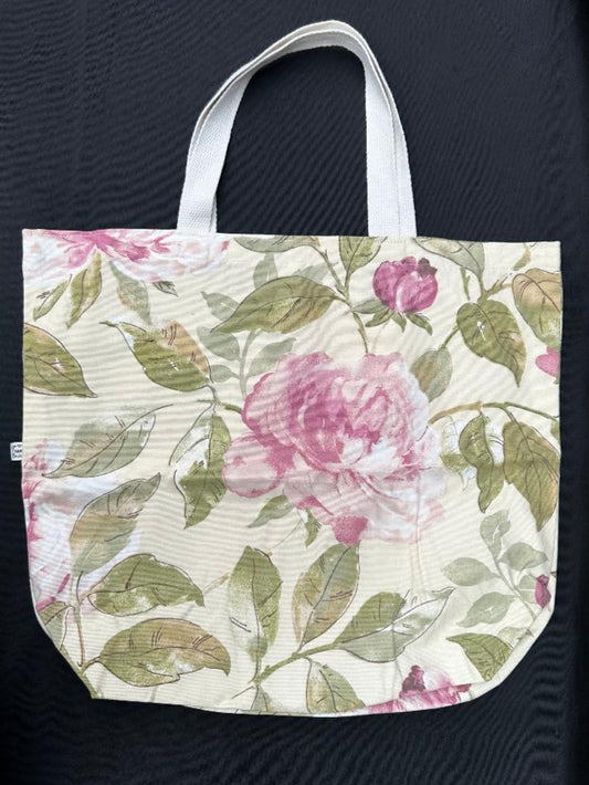 Tote Bag – Peony Cream - Basic & Classic