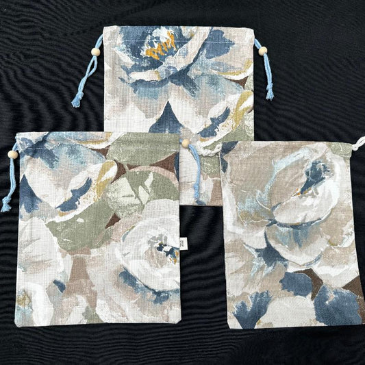Drawstring Bag – Abstract Blue - Practical & Unique