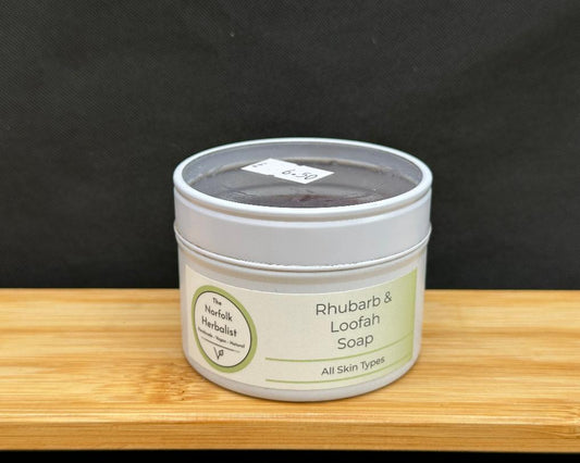 Rhubarb & Loofah Soap 90g
