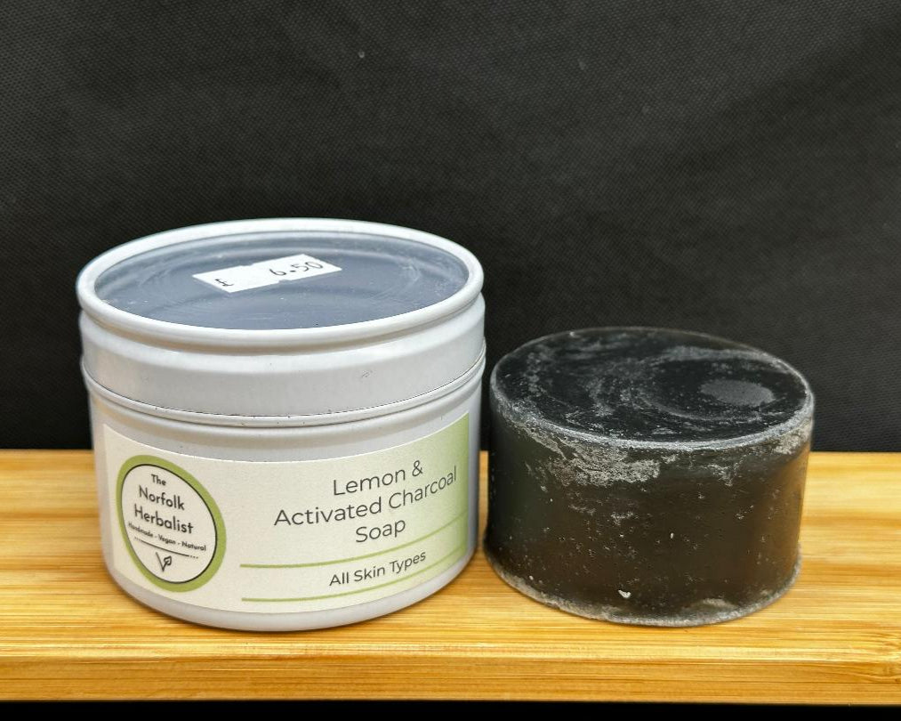 Lemon & Activated Charcoal Soap 90g