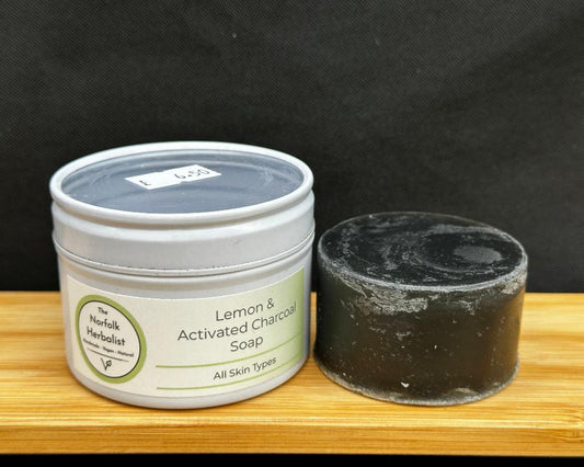 Lemon & Activated Charcoal Soap 90g
